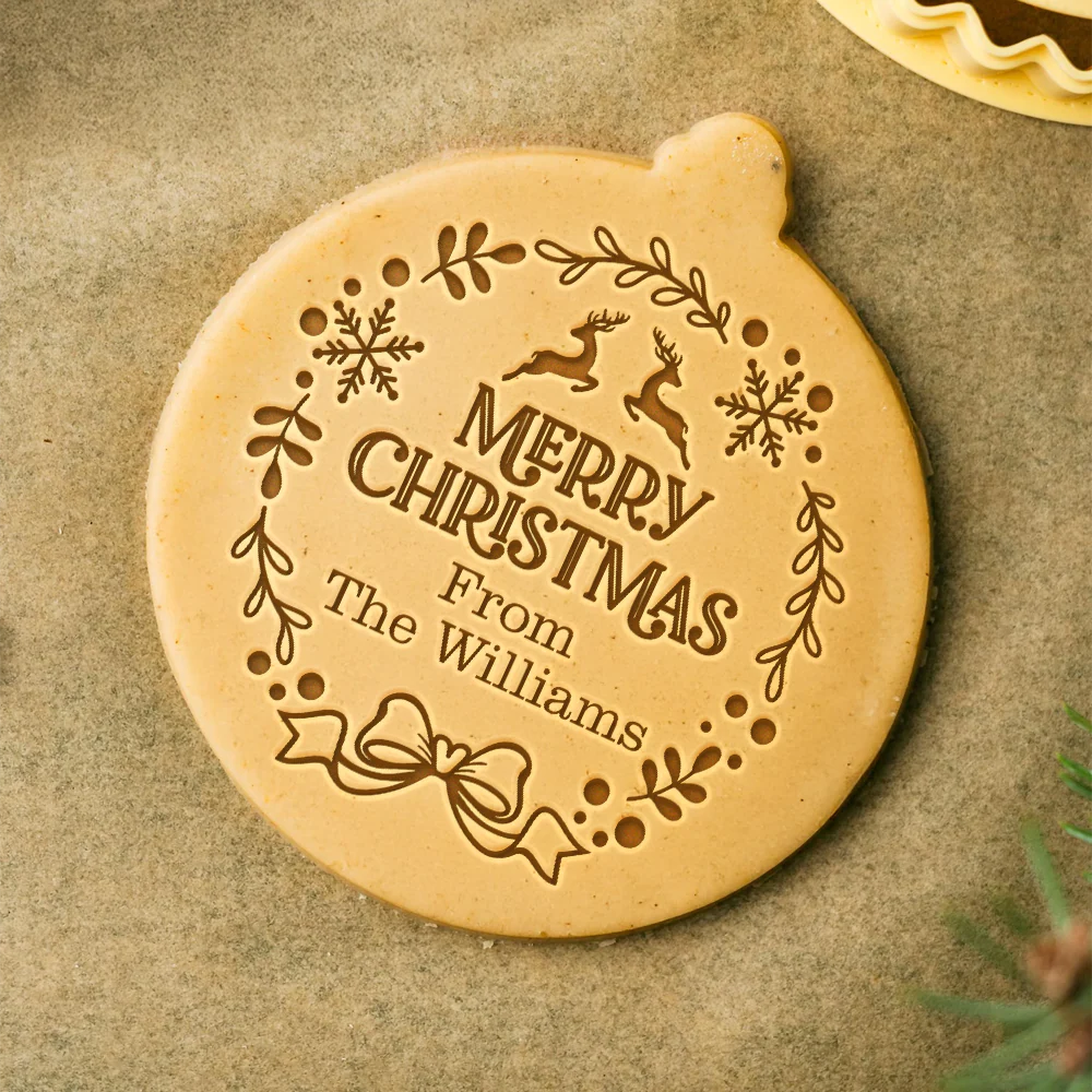 Custom Name Merry Christmas - Personalized Cookie Stamp Gift For Family CH07 899664 - Image 4