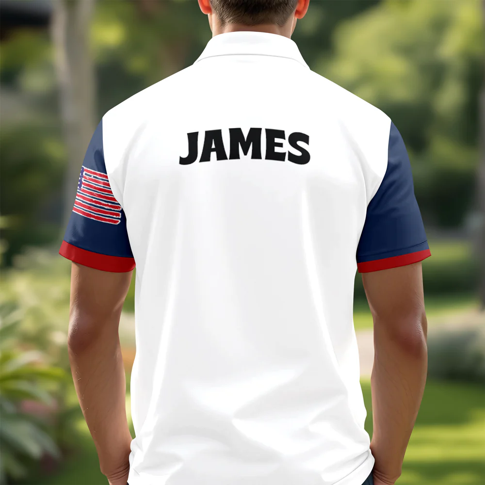 Custom Name We The People - In God We Trust Patriotic Polo Shirt CH07 910422 - Image 5