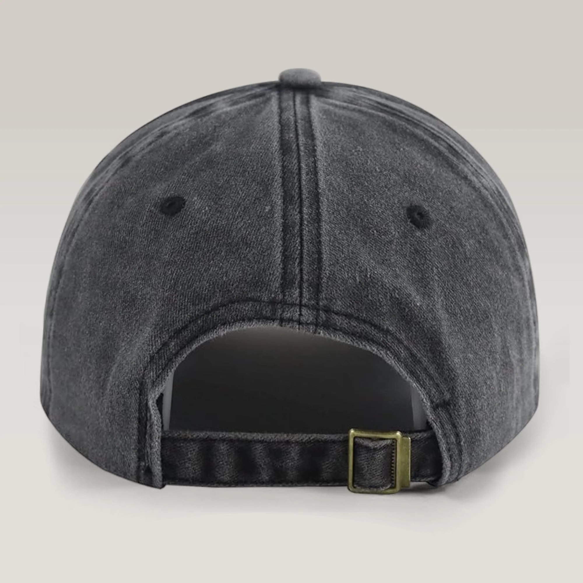 Custom Pet Photo Sleeping On Dad Washed Denim Baseball Cap For Dog And Cat Lovers LM32 895065 - Image 6