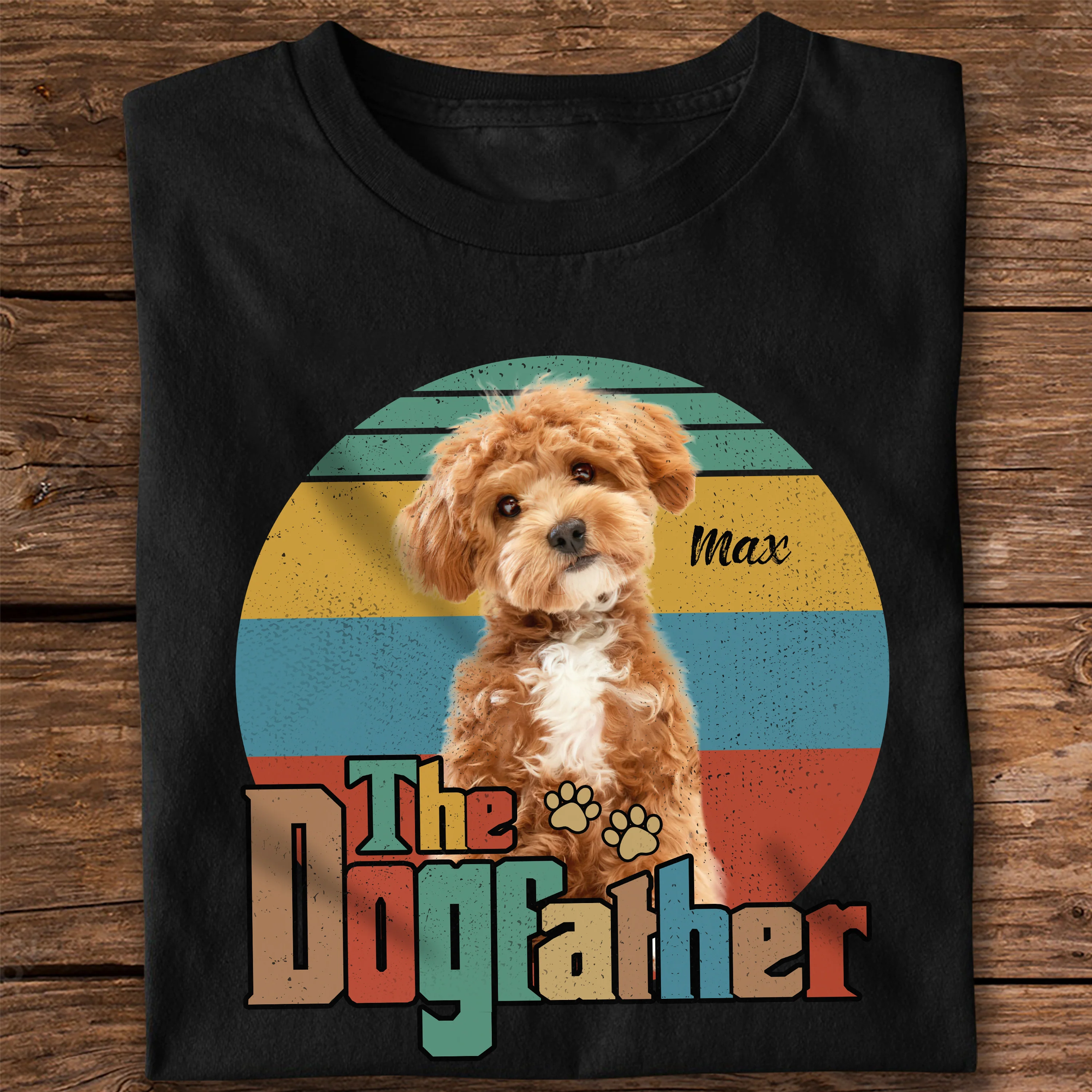 Custom Pet Photo The Dog Cat Father Dark Shirt For Dog And Cat Lovers HO82 894440 - Image 6