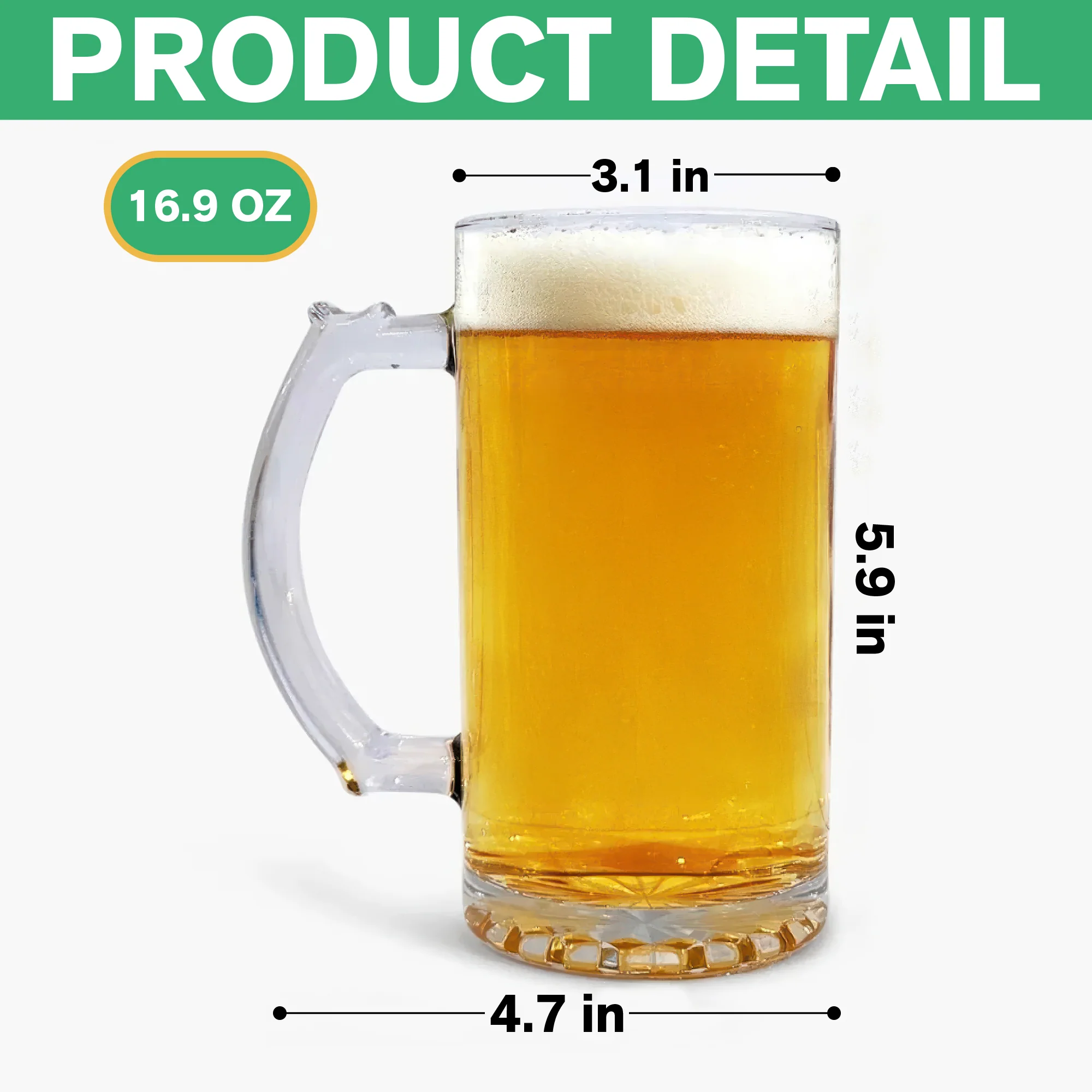Custom Photo Best Cat And Dog Dad Ever Print Glass Beer Mug HO82 894254 - Image 7