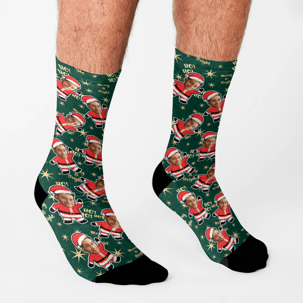 Custom Photo Christmas Socks Gift For Family CH07 899198 - Image 6