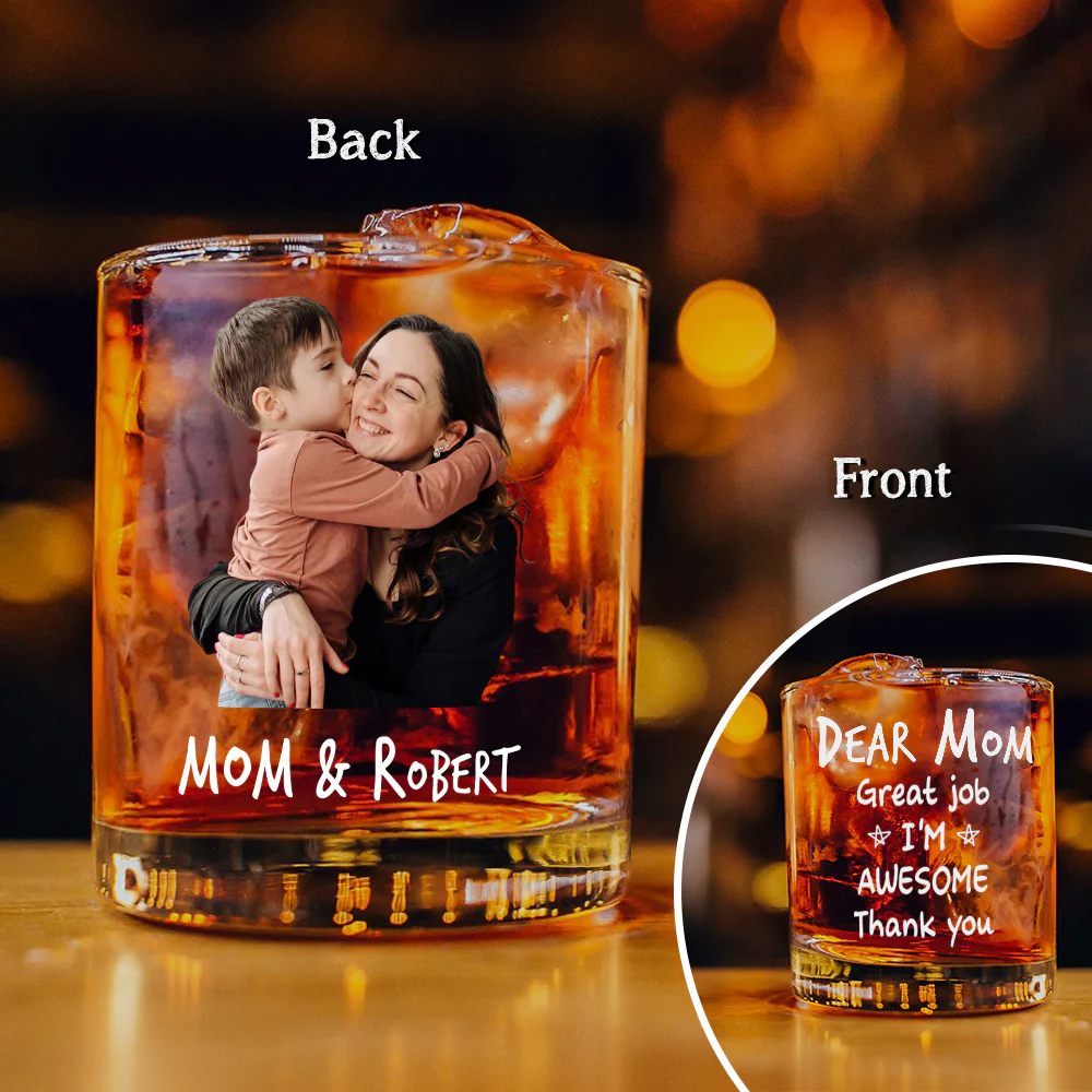 Custom Photo Dear Dad I Am Awesome Custom Photo Print Rock Glass CH07 895808 - Image 4
