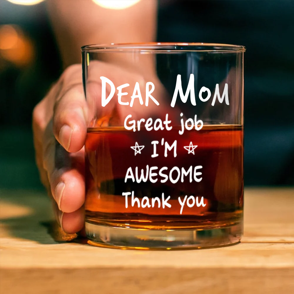 Custom Photo Dear Dad I Am Awesome Custom Photo Print Rock Glass CH07 895808 - Image 5
