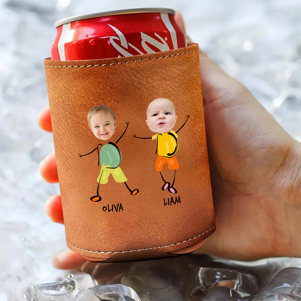 Custom Photo From The Reasons You Leather Can Cooler Holder HO82 894178 - Image 4