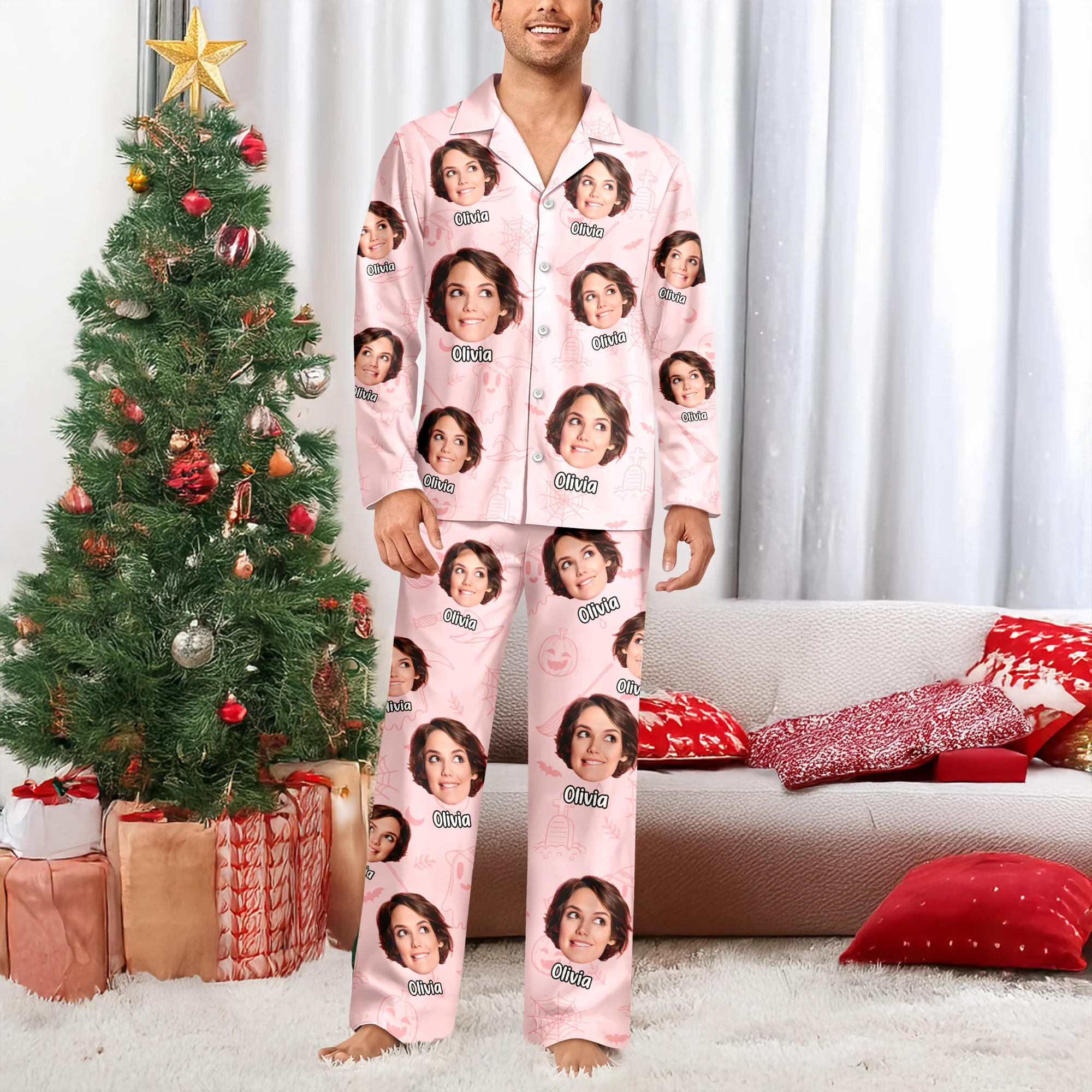 Custom Photo Halloween Season Pajamas For Family TH10 896133 - Image 5