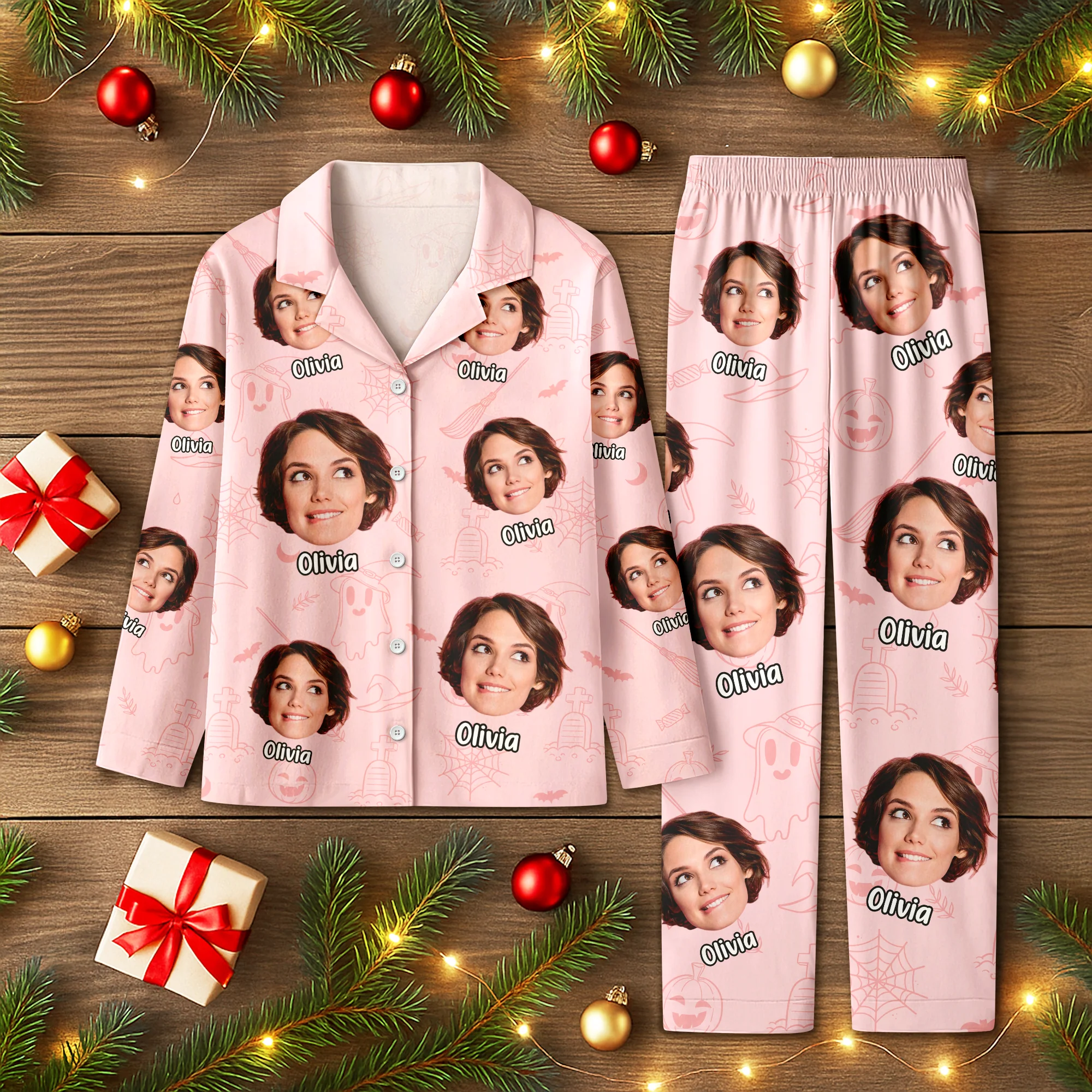 Custom Photo Halloween Season Pajamas For Family TH10 896133 - Image 7