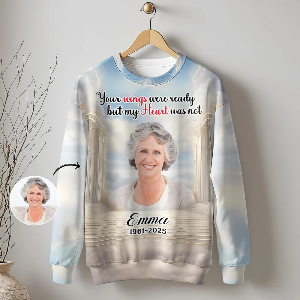 Custom Photo Heaven Gate Sky, In Loving Memory Personalized 3D Shirt CH07 896246 - Image 4