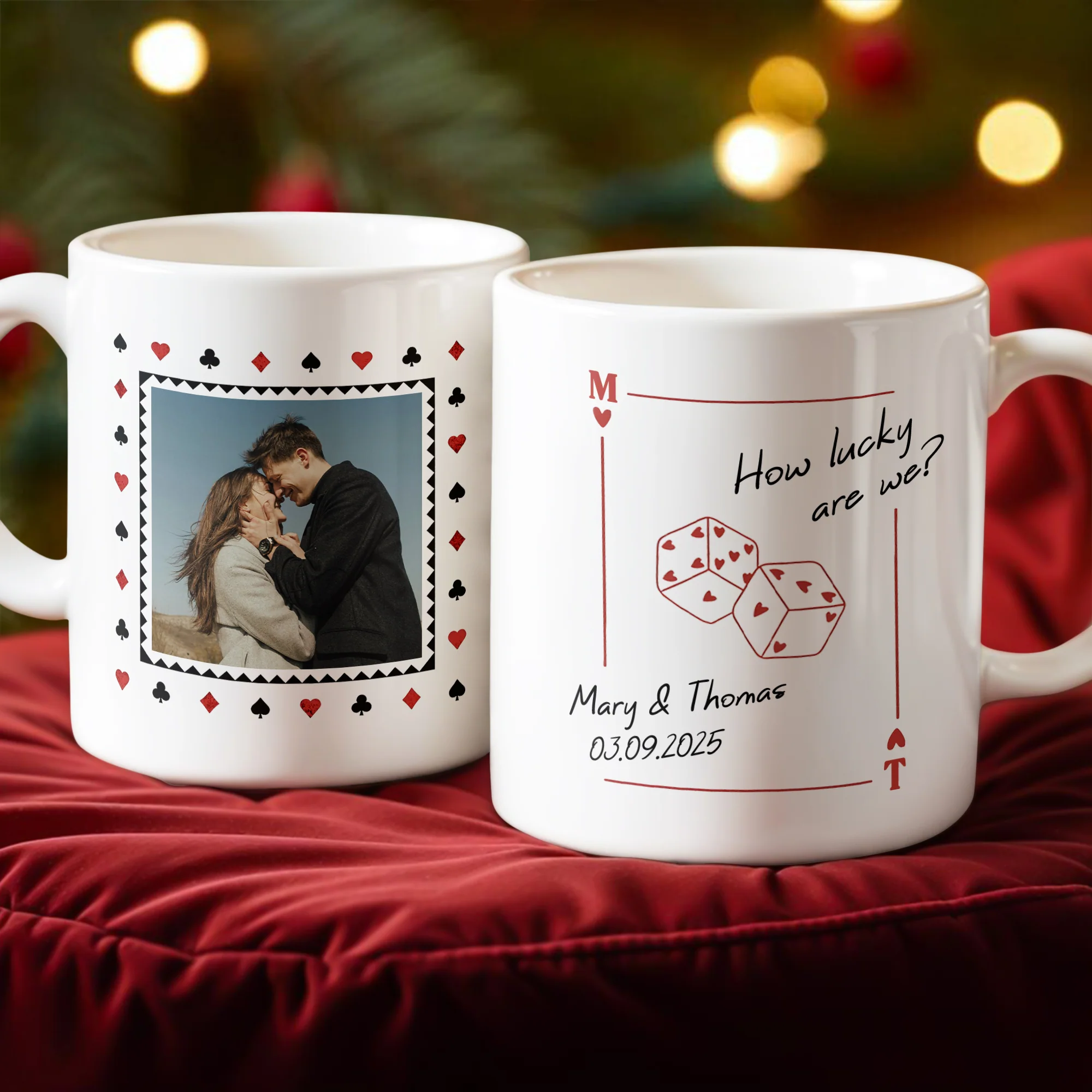Custom Photo How Lucky Are We Mug Anniversary Gift For Couple CH07 910370 - Image 4
