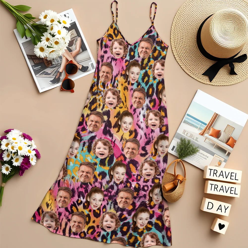 Custom Photo Human And Leopard Summer Hawaii Maxi Dress LM32 893333 - Image 7