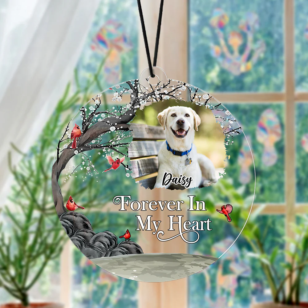 Custom Photo I'm Always With You Memorial Car Hanging For Dog Lovers TH10 894149 - Image 6
