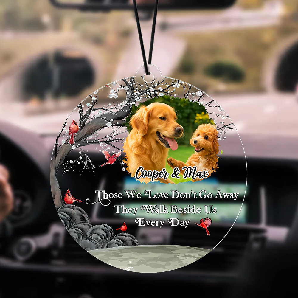 Custom Photo I'm Always With You Memorial Car Hanging For Dog Lovers TH10 894149 - Image 7