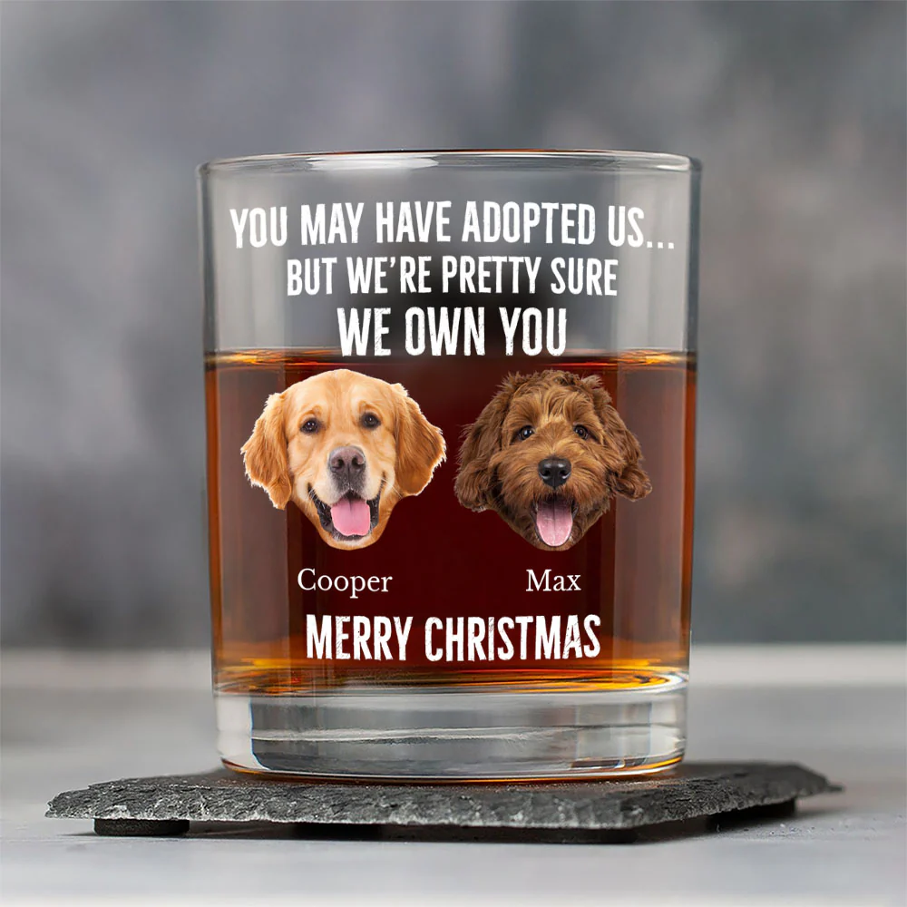 Custom Photo I'm Pretty Sure I Own You Personalized Whiskey Glass For Dog Lover LM32 895073 - Image 4