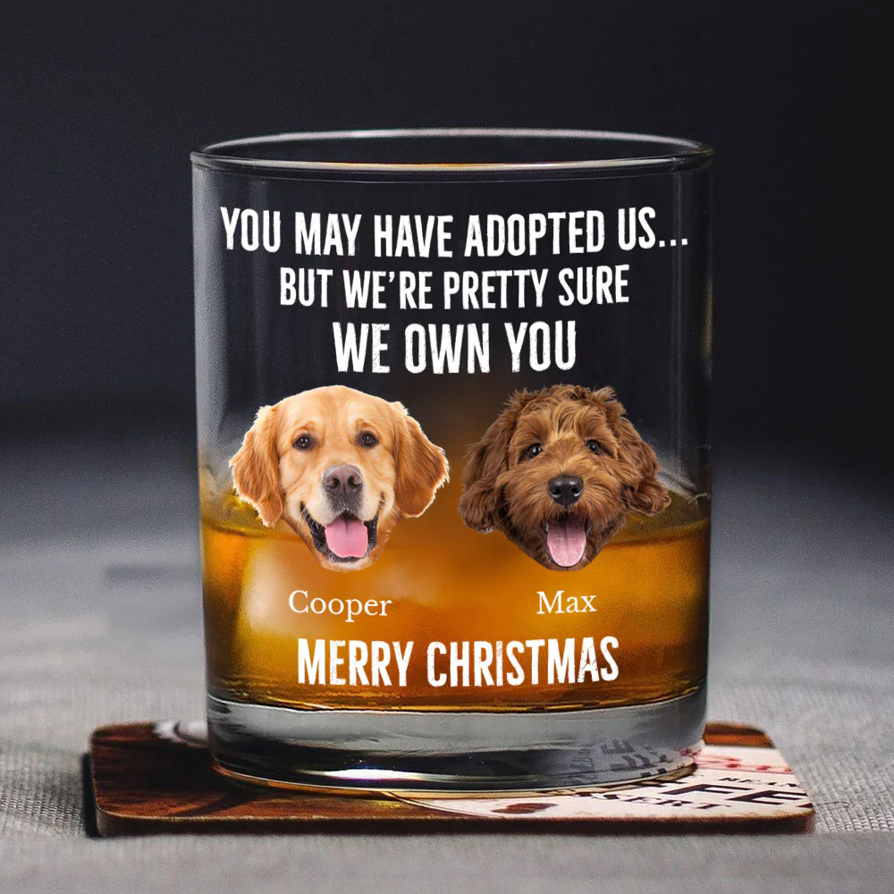 Custom Photo I'm Pretty Sure I Own You Personalized Whiskey Glass For Dog Lover LM32 895073 - Image 5