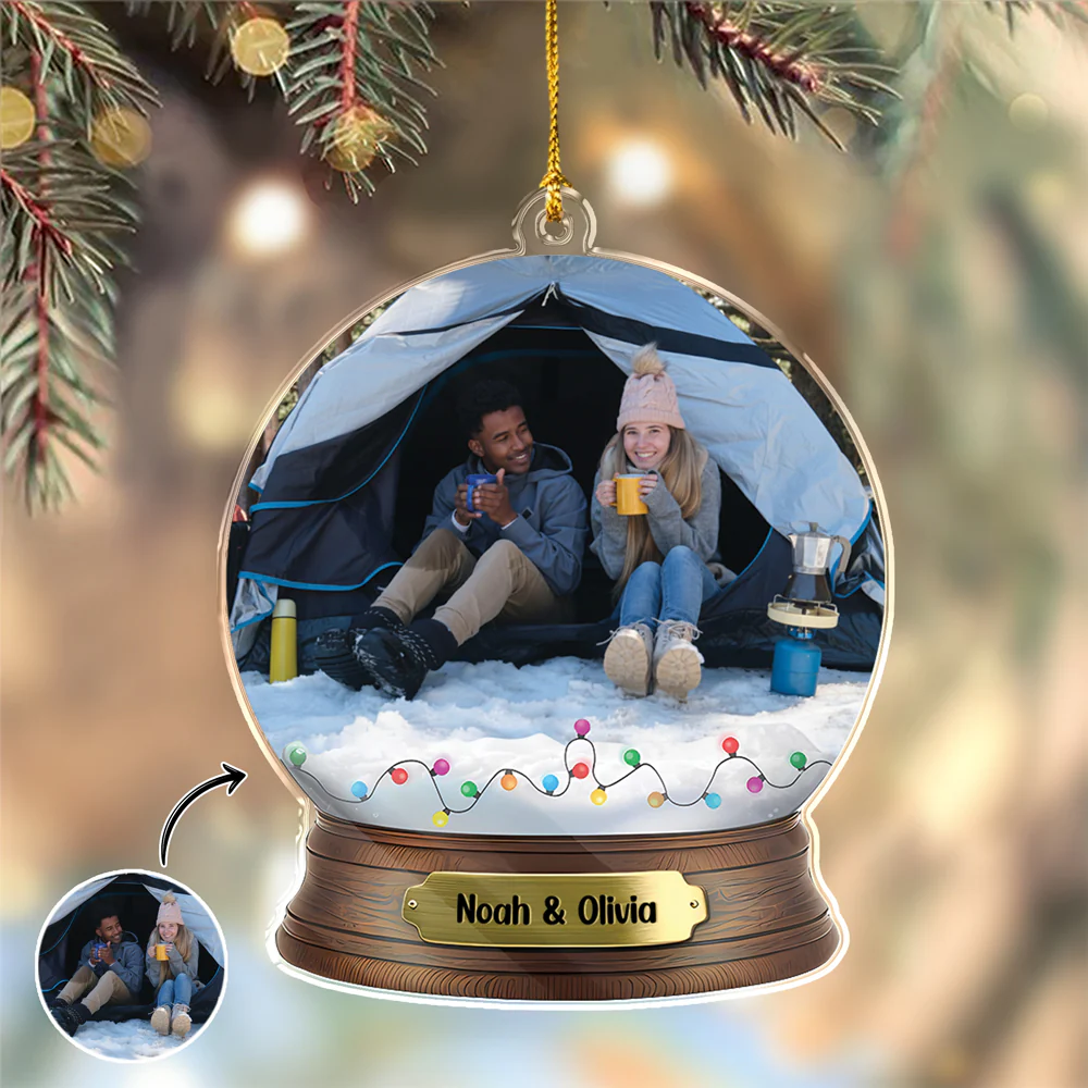 Custom Photo Making Memories One Campsite At A Time Acrylic Ornament TH10 894933 - Image 3