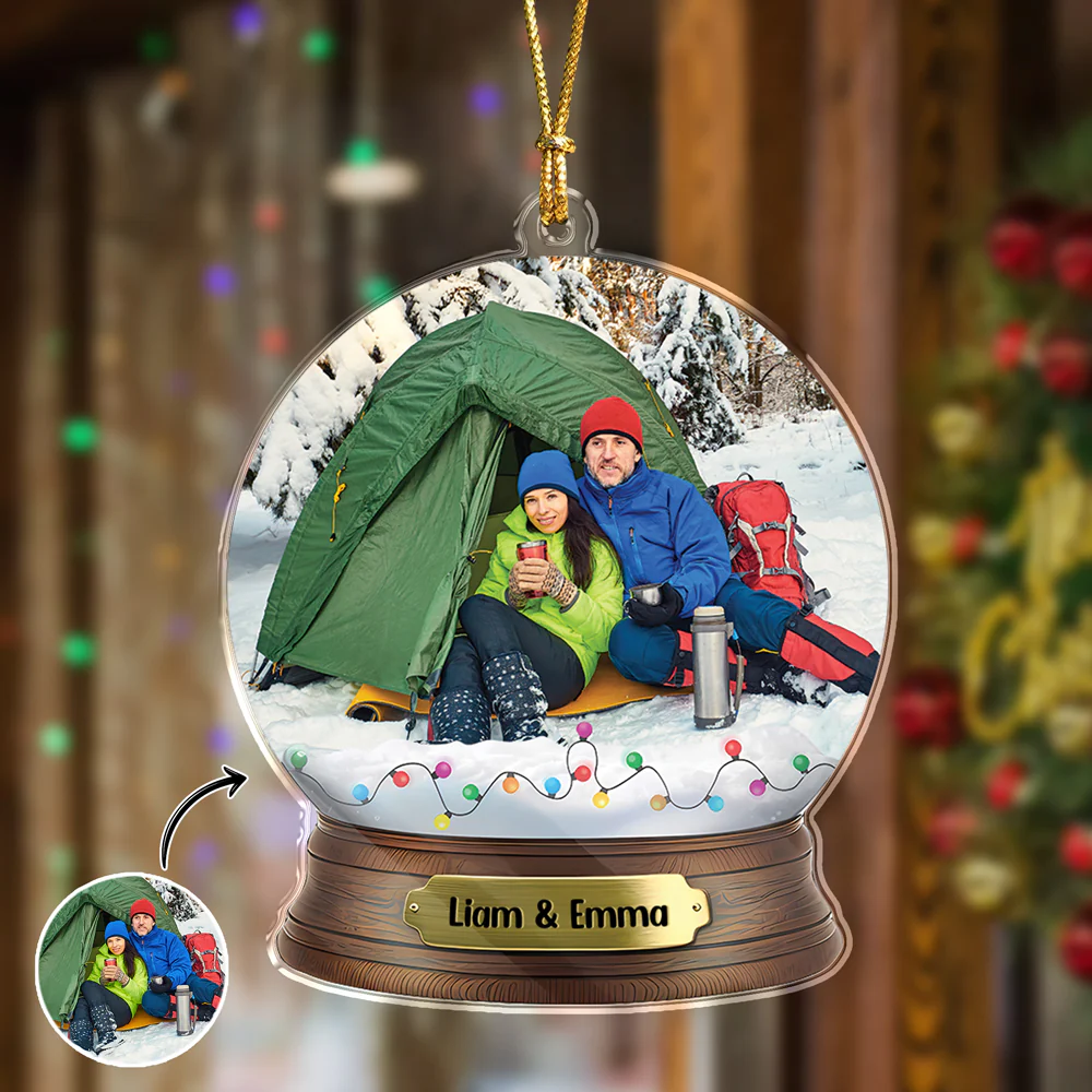 Custom Photo Making Memories One Campsite At A Time Acrylic Ornament TH10 894933 - Image 5