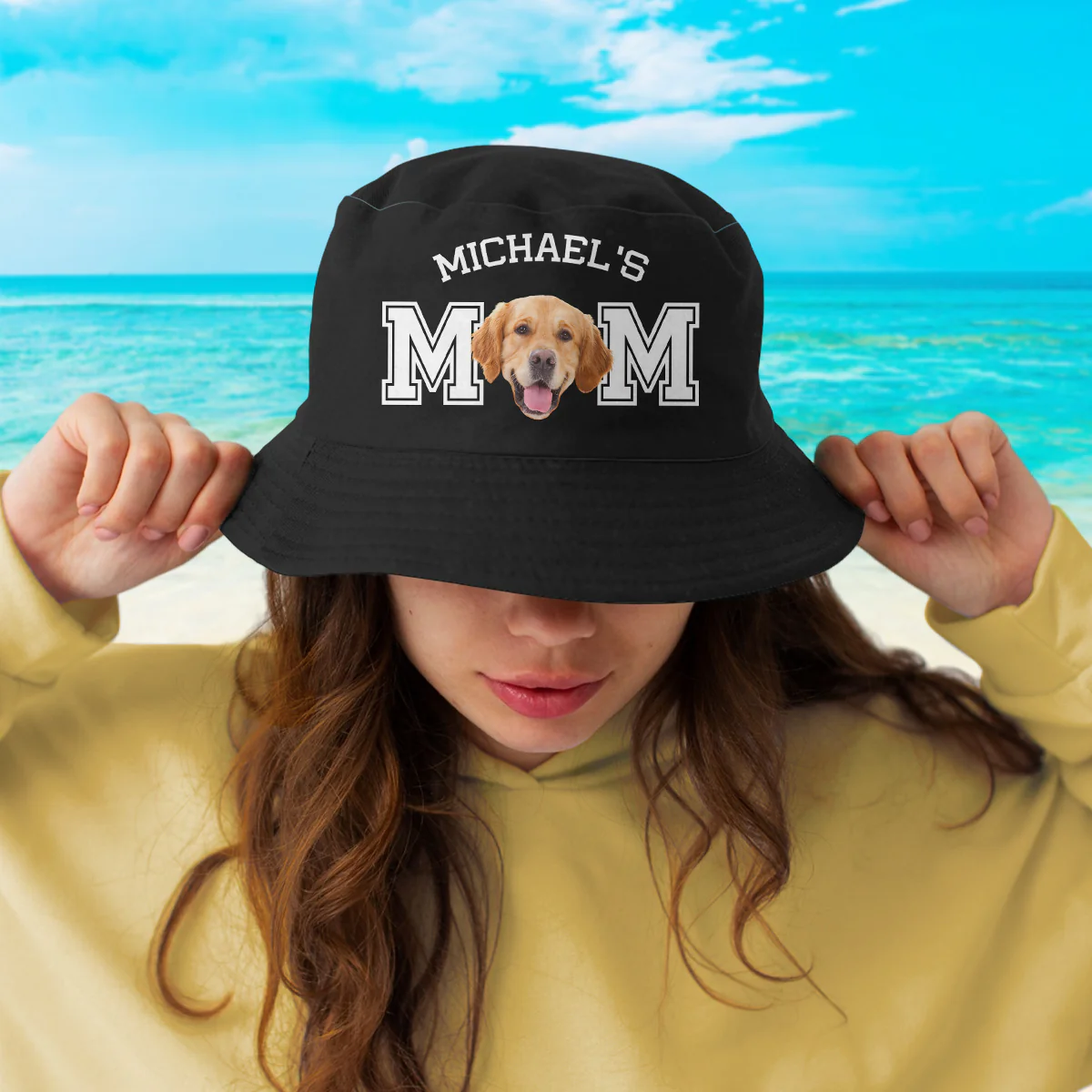 Custom Photo Pets And Kids Dad Bucket Hat TH10 894155 - Image 5