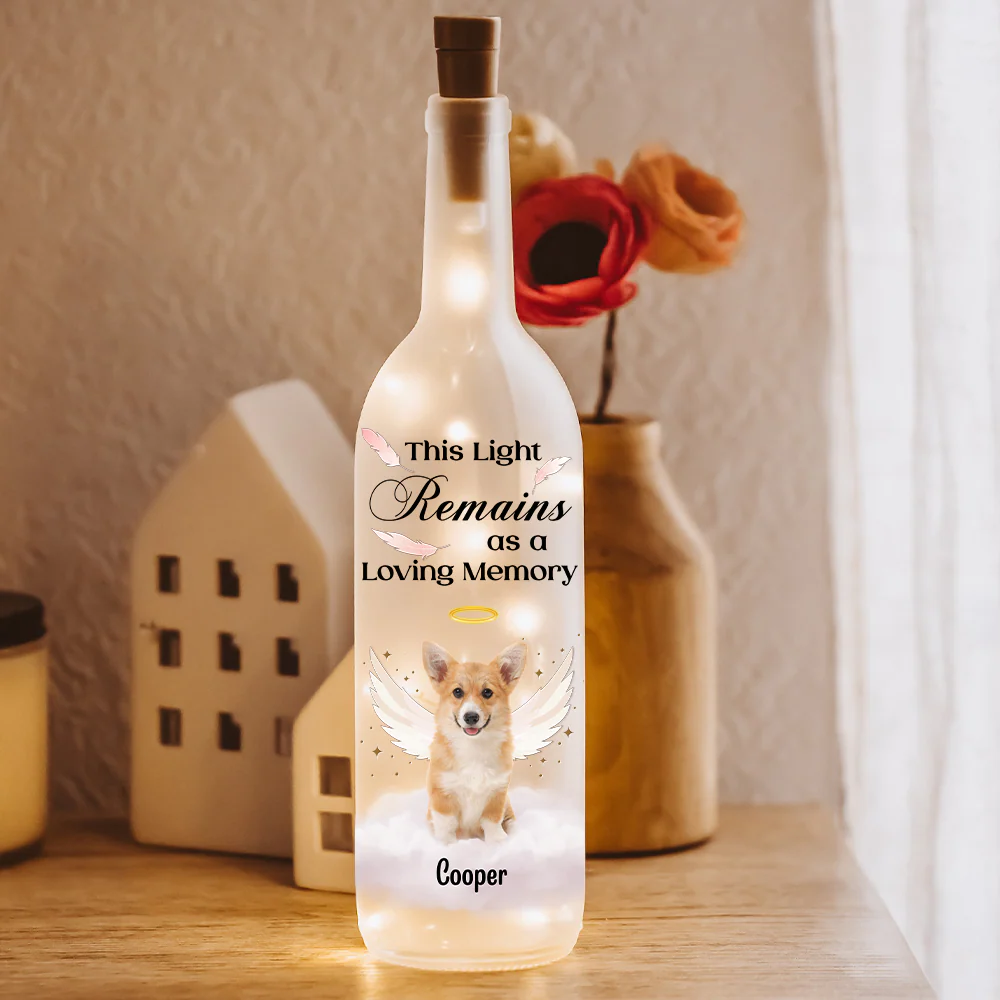 Custom Photo Pets Make Our Lives Whole Bottle Lamp LM32 893221 - Image 4