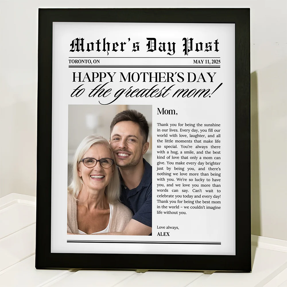 Custom Photo The Greatest Mother For Mother's Day Picture Frame TH10 892597 - Image 2