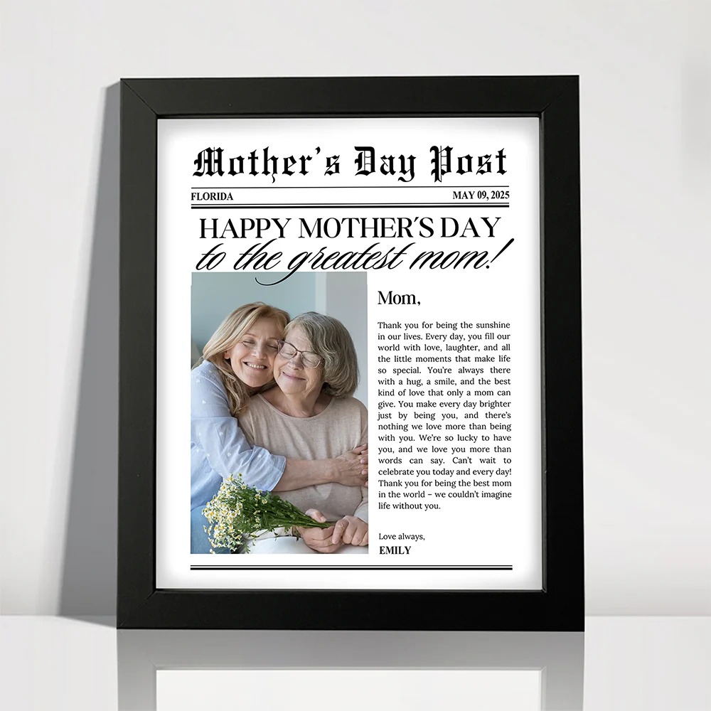 Custom Photo The Greatest Mother For Mother's Day Picture Frame TH10 892597 - Image 4