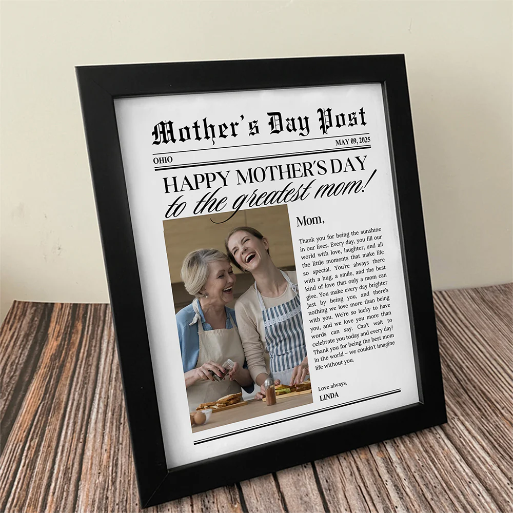 Custom Photo The Greatest Mother For Mother's Day Picture Frame TH10 892597 - Image 6