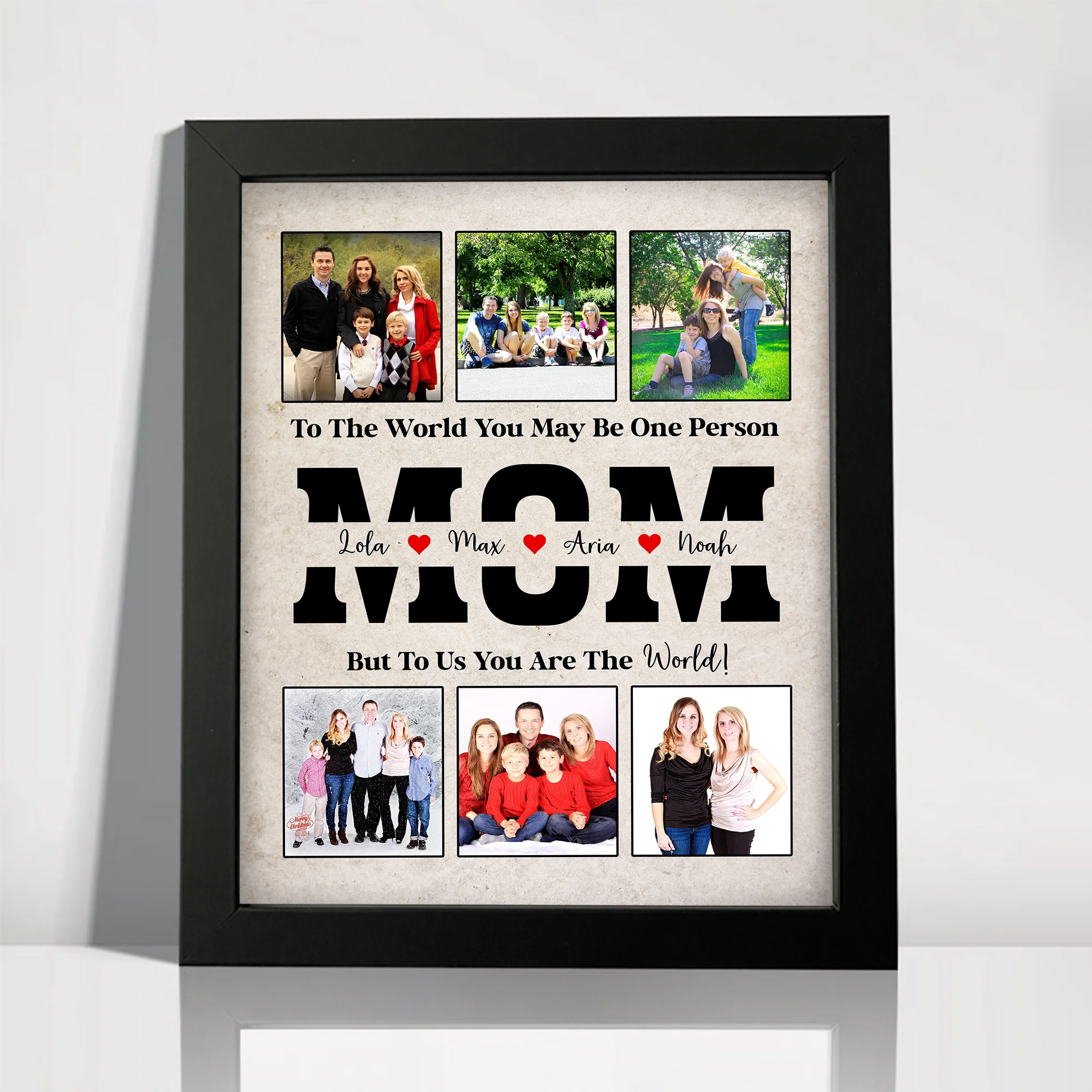 Custom Photo To Me You Are The World Picture Frame Father's Day Gift HA75 892296 - Image 4