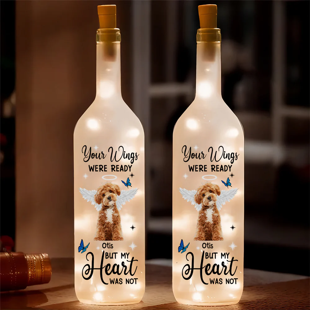 Custom Photo You Were My Favorite Hello and My Hardest Goodbye Bottle Lamp CH07 895720 - Image 3