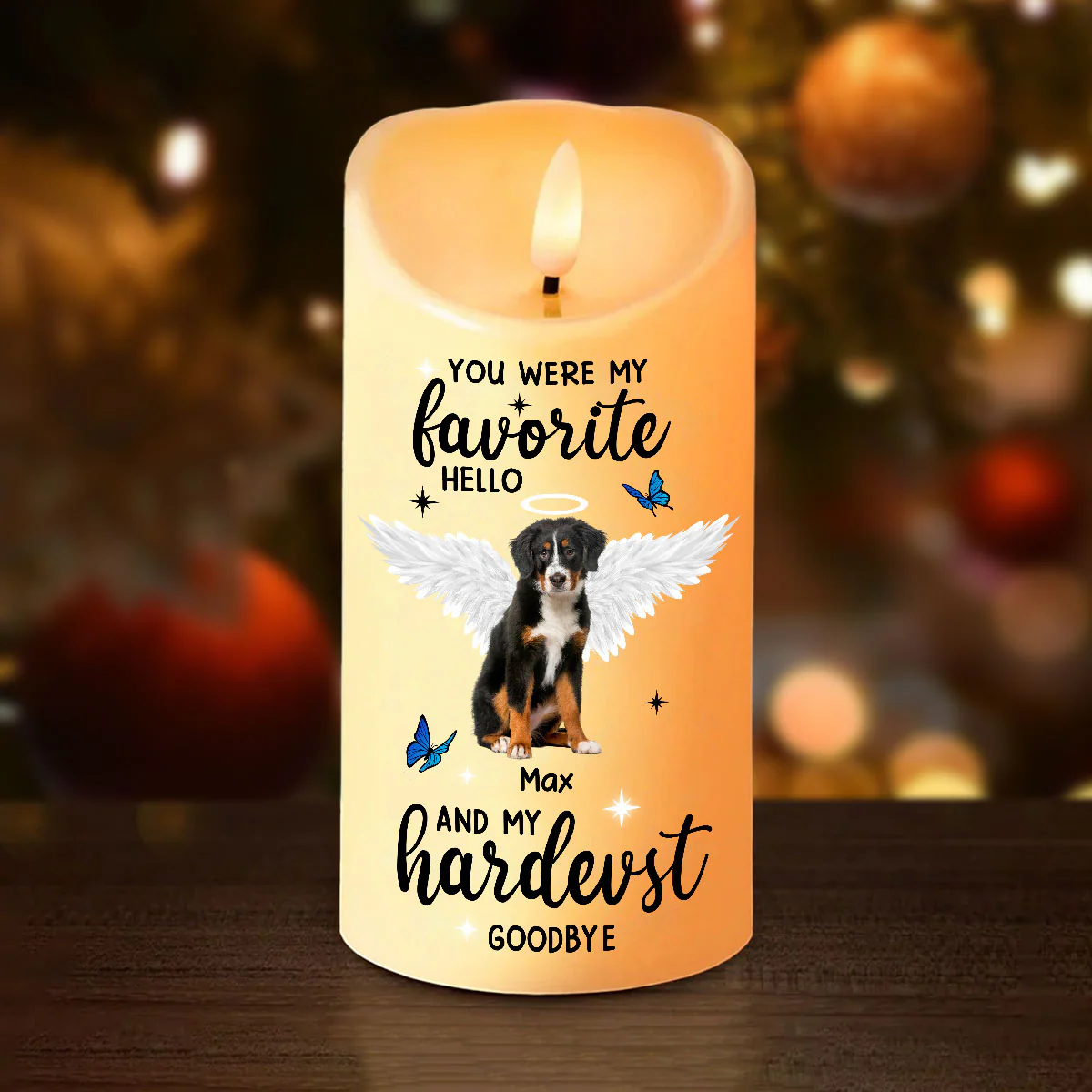Custom Photo You Were My Favorite Hello and My Hardest Goodbye Led Candle CH07 895718 - Image 4
