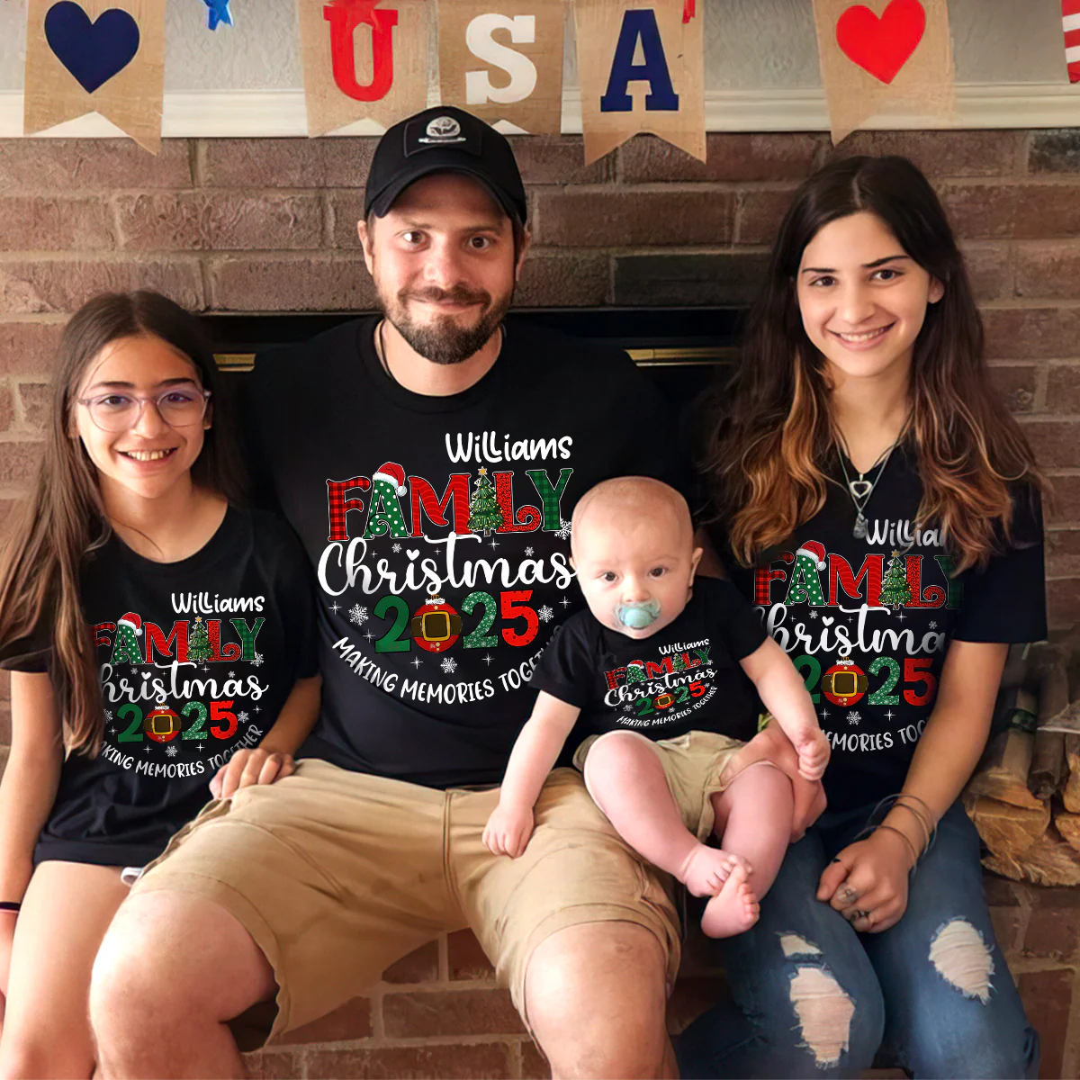 Making Memories Together  - Personalized Shirt Christmas Gift For Family HO82 900032 - Image 2