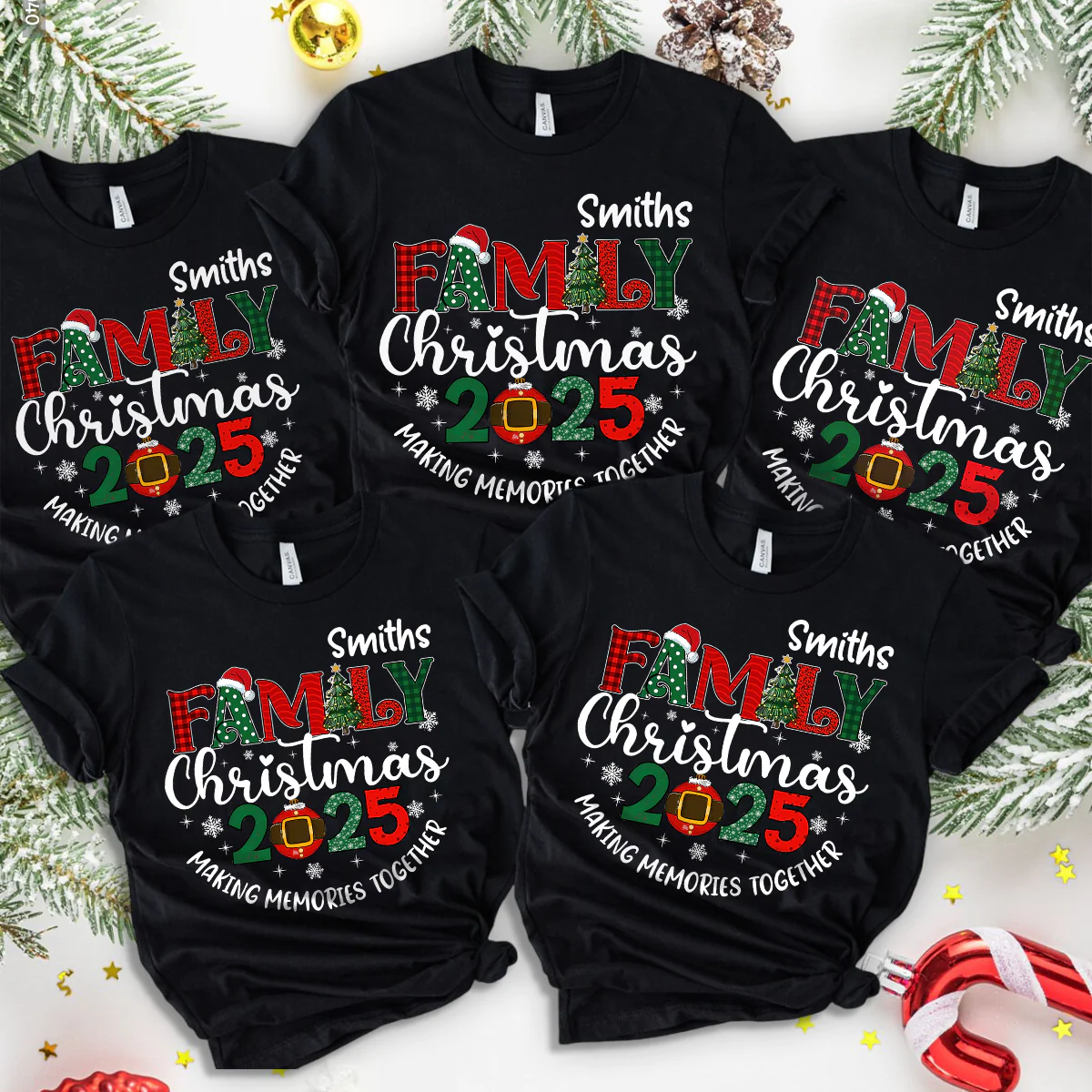 Making Memories Together  - Personalized Shirt Christmas Gift For Family HO82 900032 - Image 7