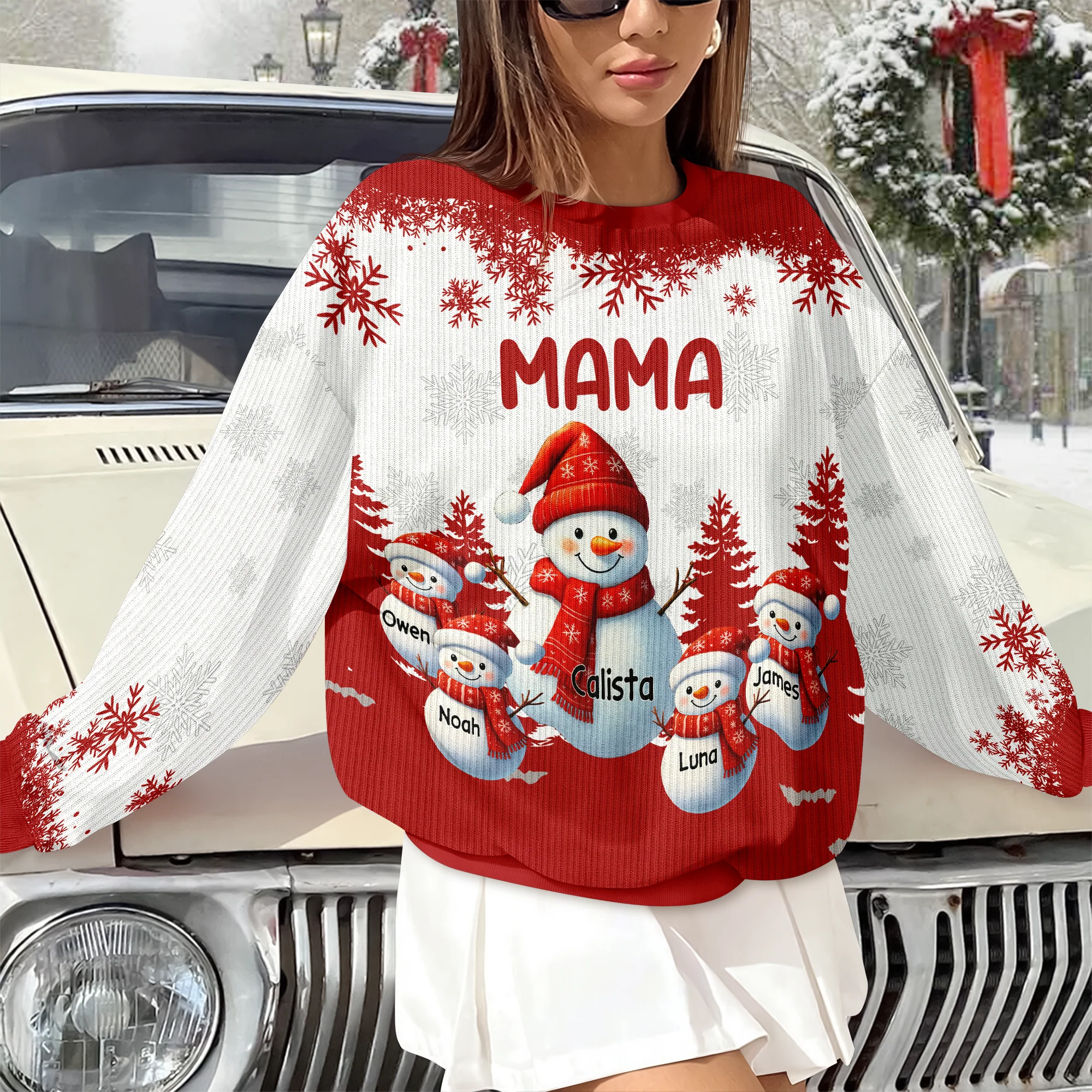 My Fav People Call Me - Personalized Christmas Ugly Sweater Gift For Family TH10 896471 - Image 7