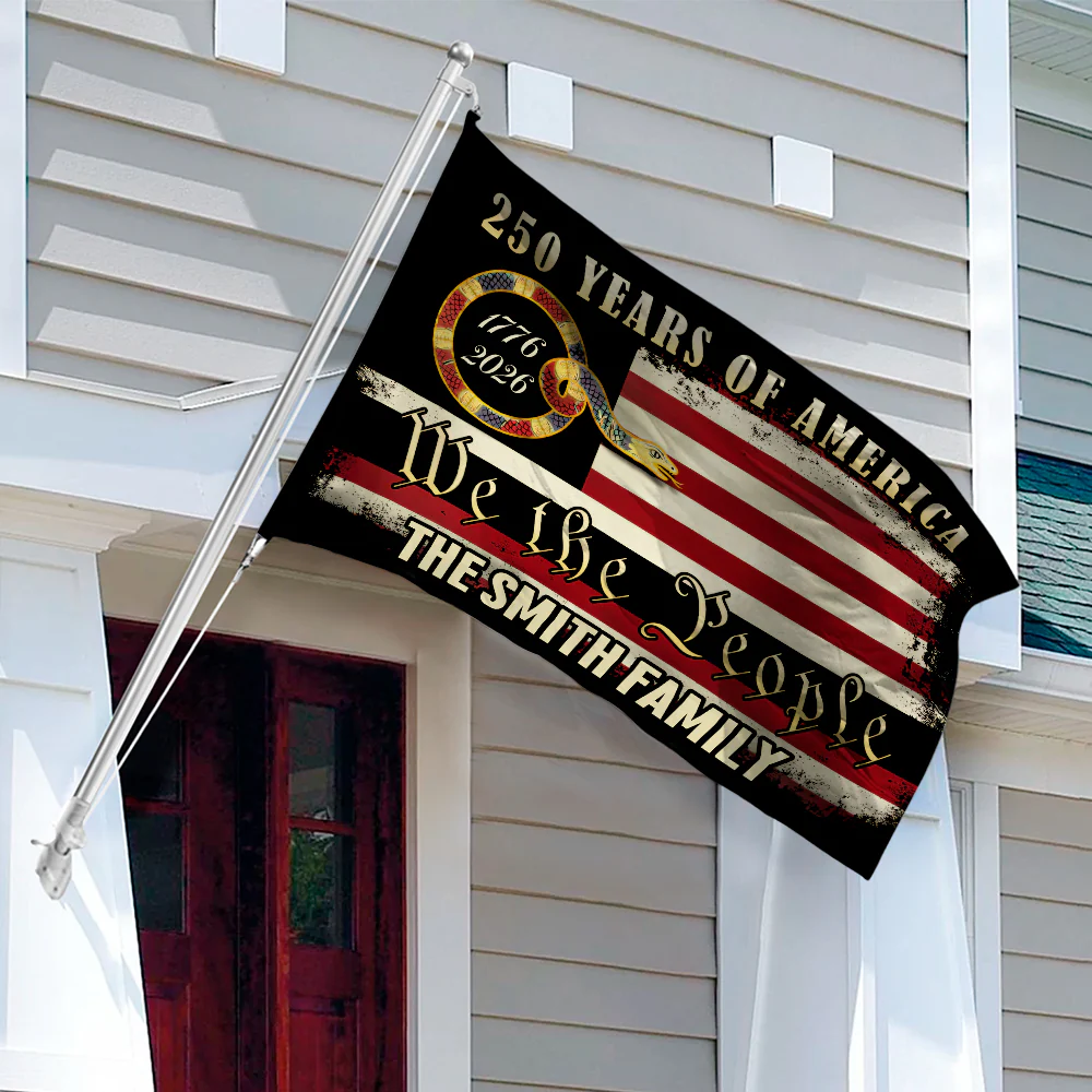Personalized 250 Years Of America - We The People Banner House Flag HO82 900972 - Image 4