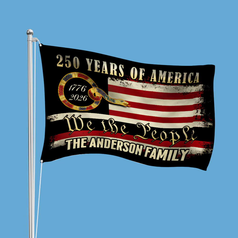 Personalized 250 Years Of America - We The People Banner House Flag HO82 900972 - Image 5