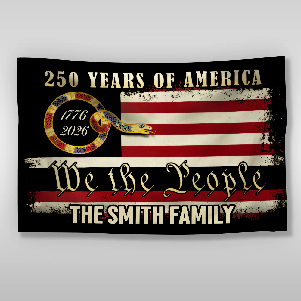 Personalized 250 Years Of America - We The People Banner House Flag HO82 900972 - Image 6