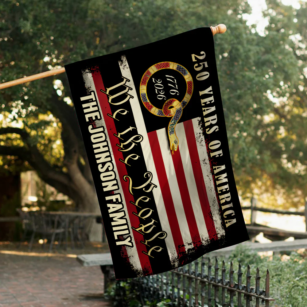 Personalized 250 Years Of America - We The People Banner House Flag HO82 900972 - Image 7