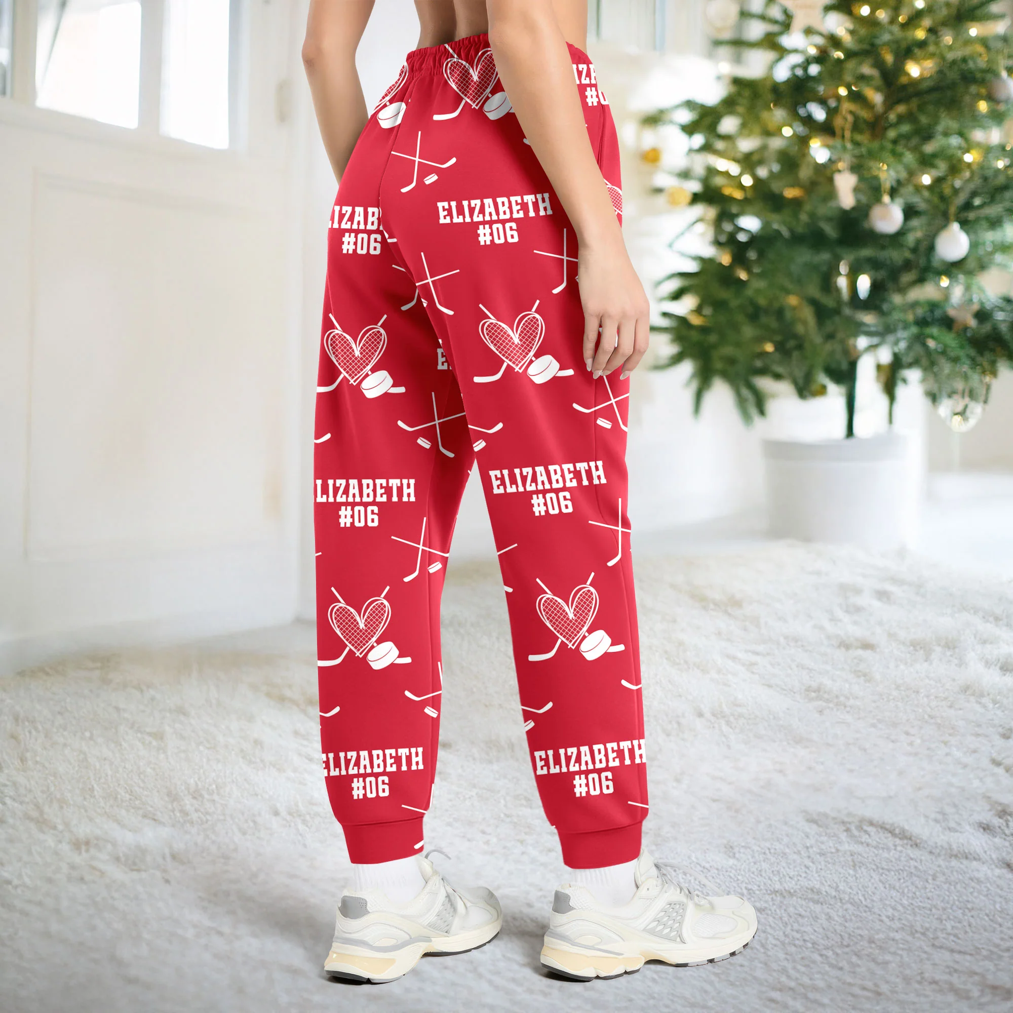 Personalized Christmas Hockey Sweatpants Gift For Hockey Lovers HO82 900092 - Image 3