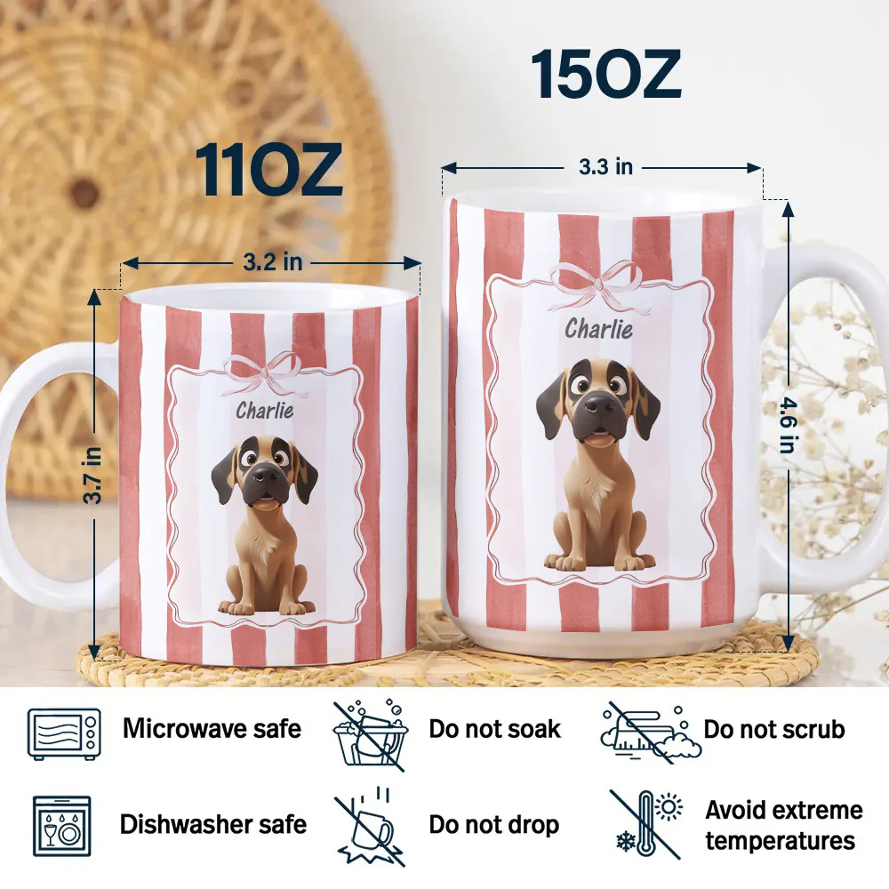 Personalized Dog Mug Gift For Dog Lover LM32 897571 - Image 7
