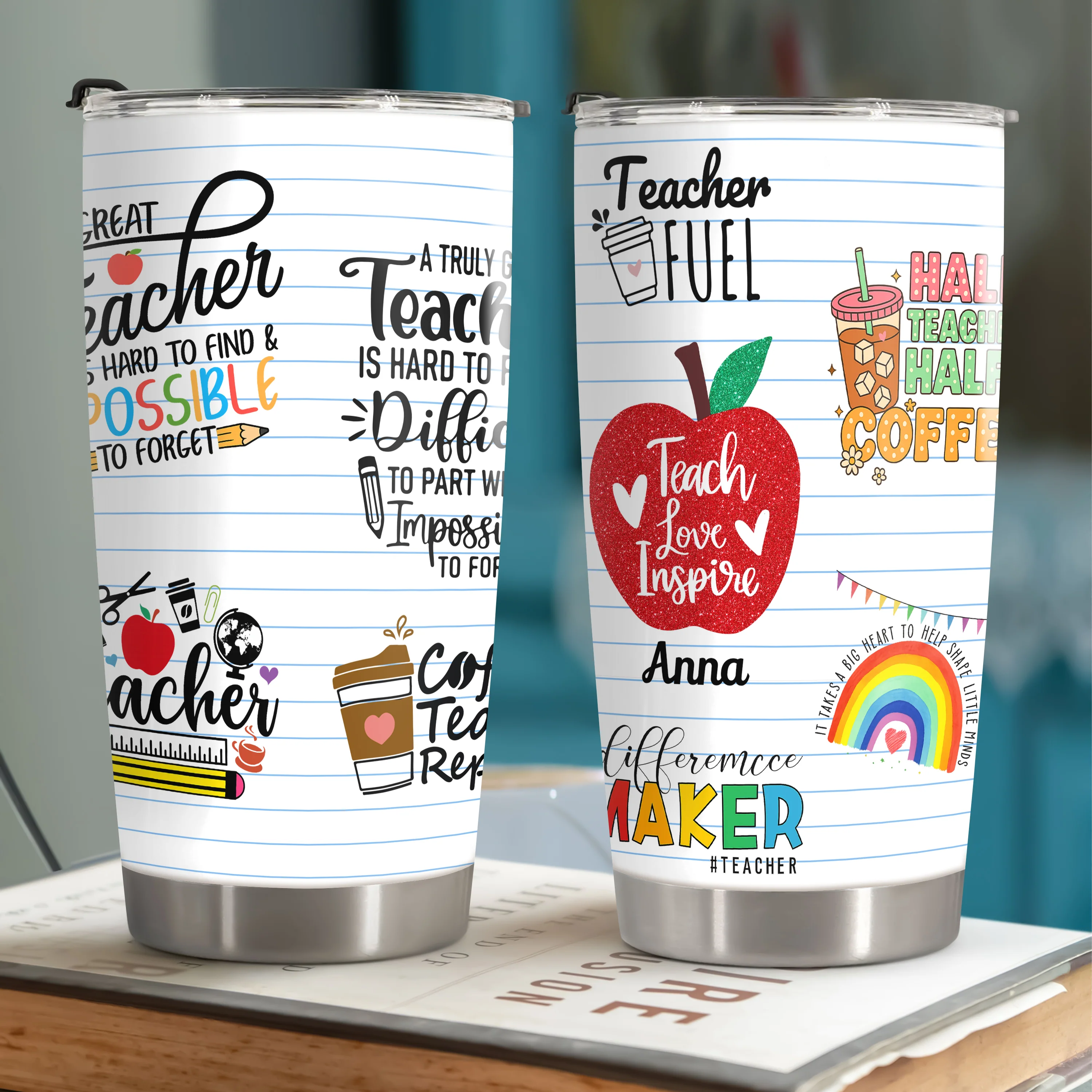 Personalized Fat Tumbler Back To School Gift For Teacher TH10 894181 - Image 5