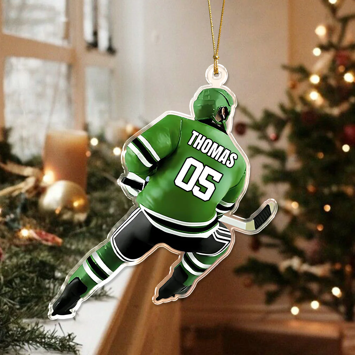 Personalized Hockey Player Acrylic Ornament Gift For Hockey Lovers HO82 900086 - Image 4