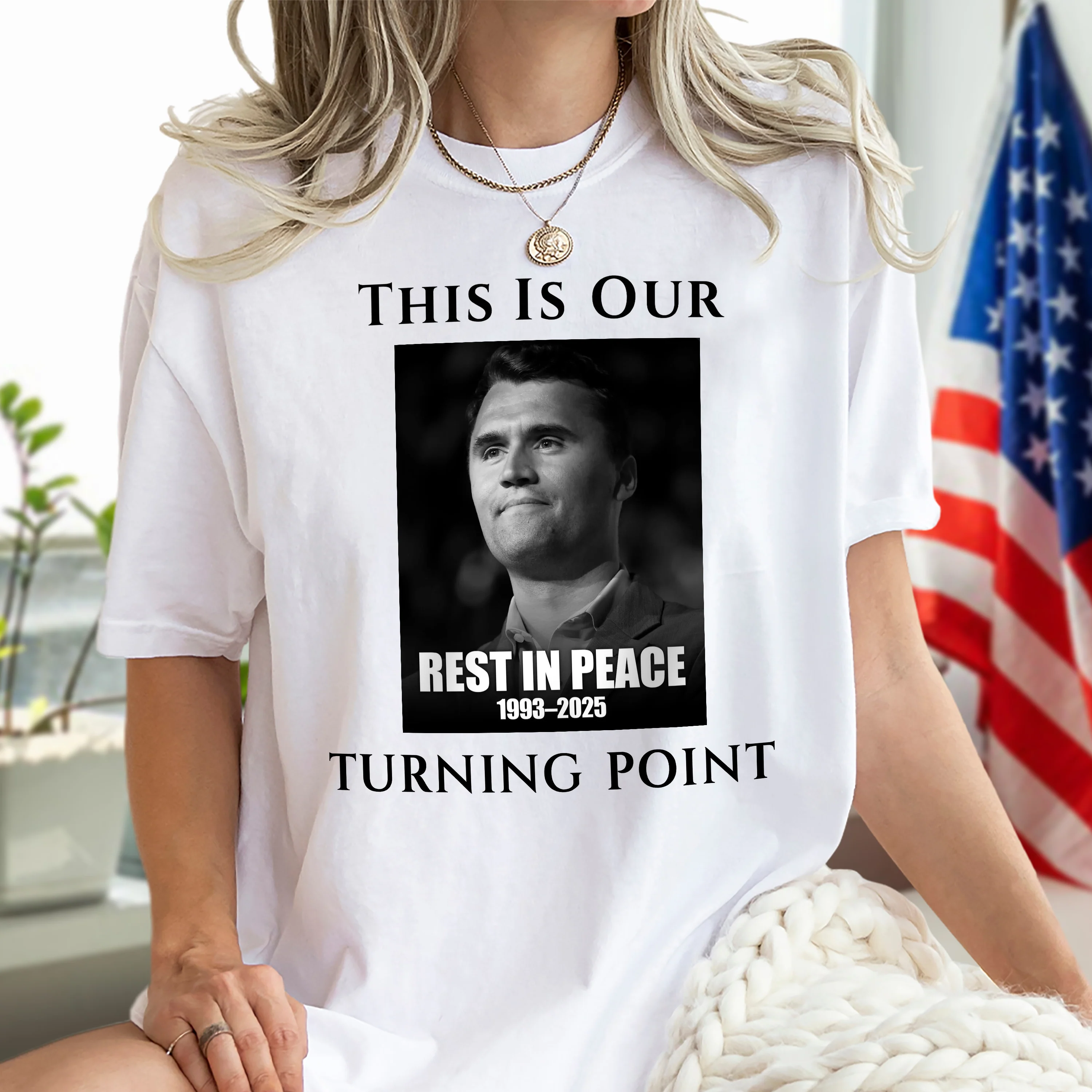 Rest In Peace Charlie Kirk' Tribute Bright Shirt TH10 64381 - Image 5