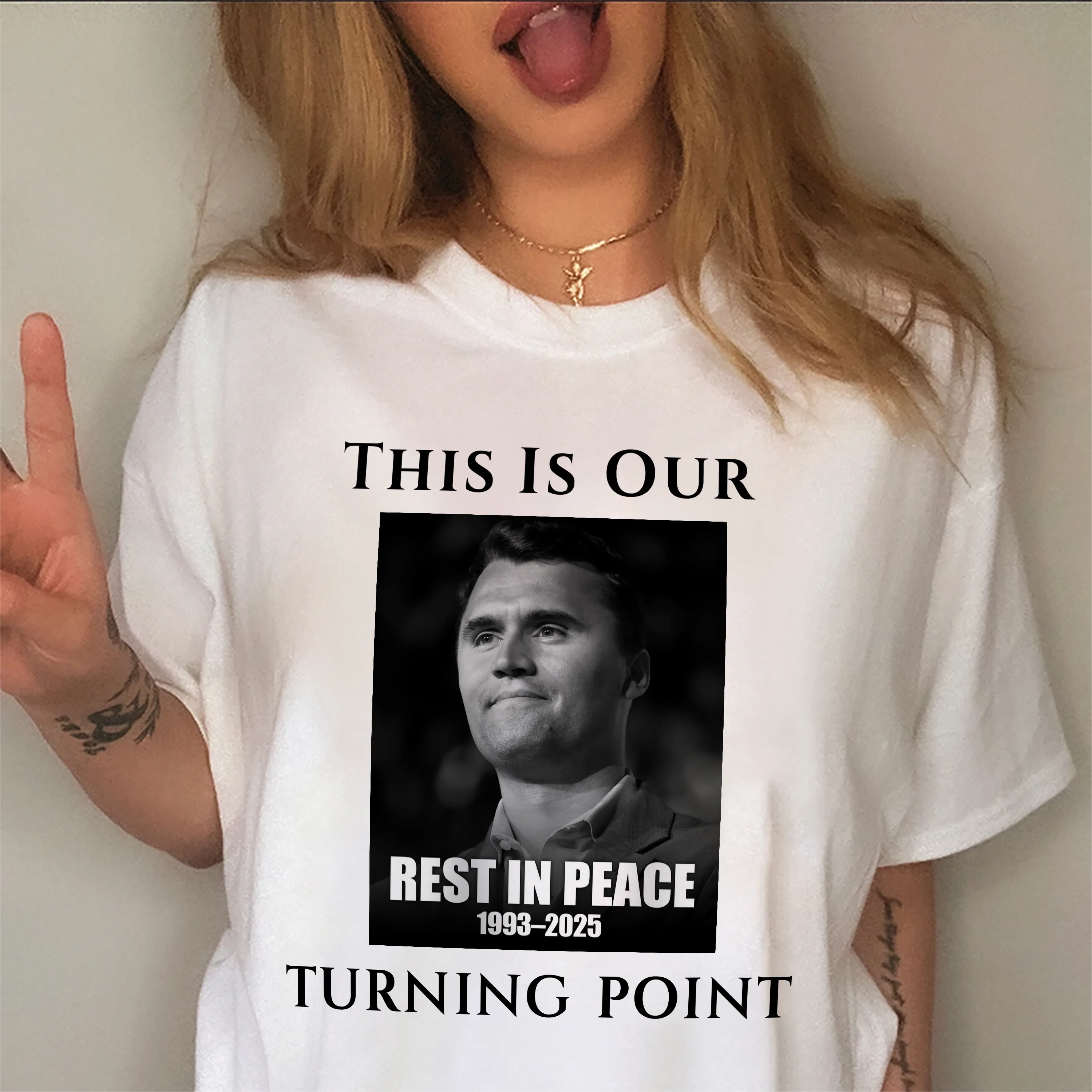 Rest In Peace Charlie Kirk' Tribute Bright Shirt TH10 64381 - Image 6