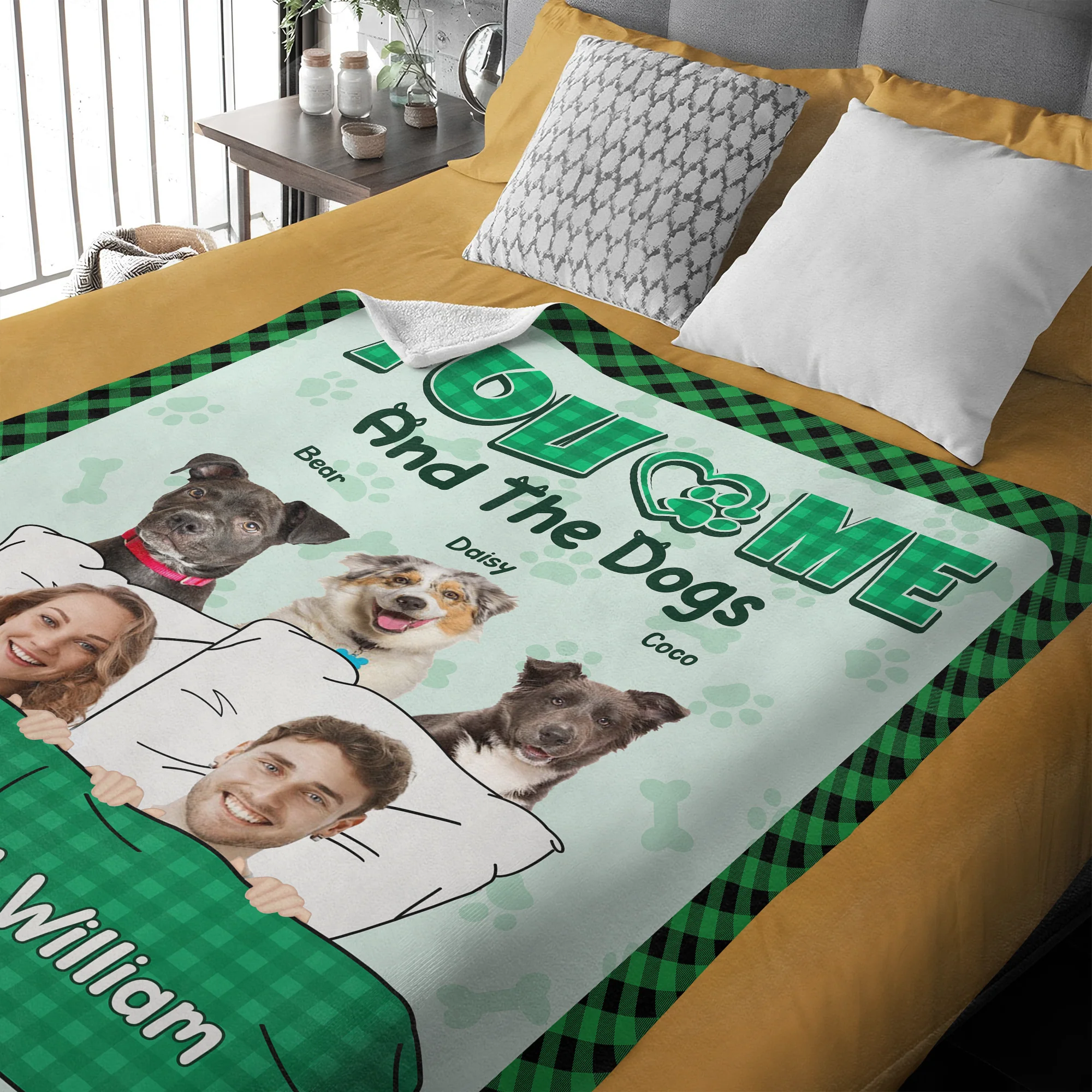 You And Me And The Pets - Custom Pet Photo Blanket For Dog And Cat Lovers CH07 896500 - Image 6