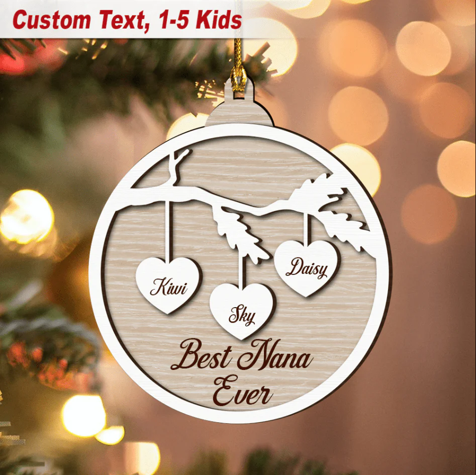 Blessed Grandma Layered Wood Ornament HN590 891345 - Image 3
