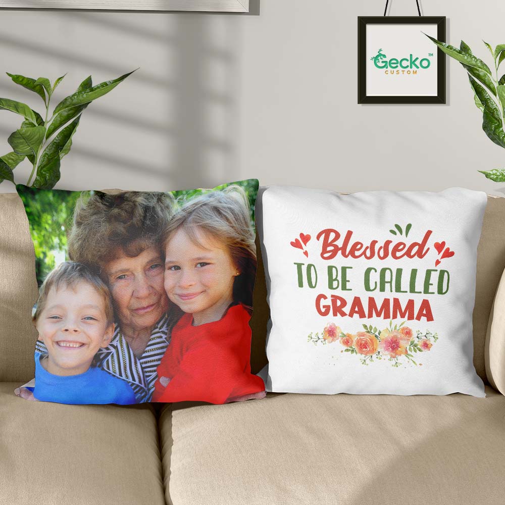 Blessed To Be Called Grandma Family Throw Pillow 1 HN590