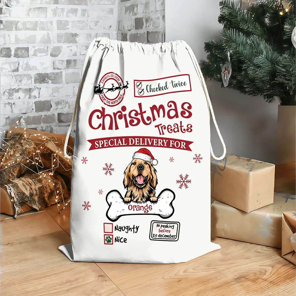 Christmas Treats Special Delivery For Dog Christmas Sack 896845 - Image 5