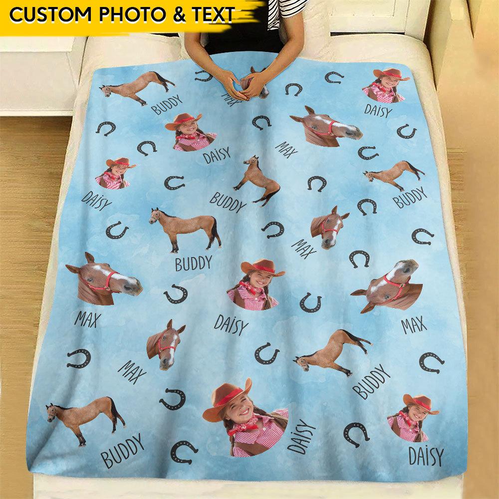 Custom Pet Photo Horse Blanket HN590 - Image 3
