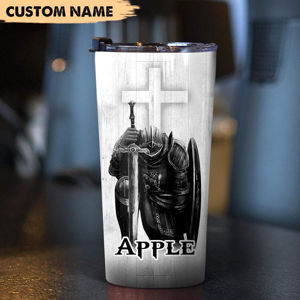 Heaven Knows My Name Christian Tumbler, Christian Gift, Personalized Tumbler HN590 - Image 3