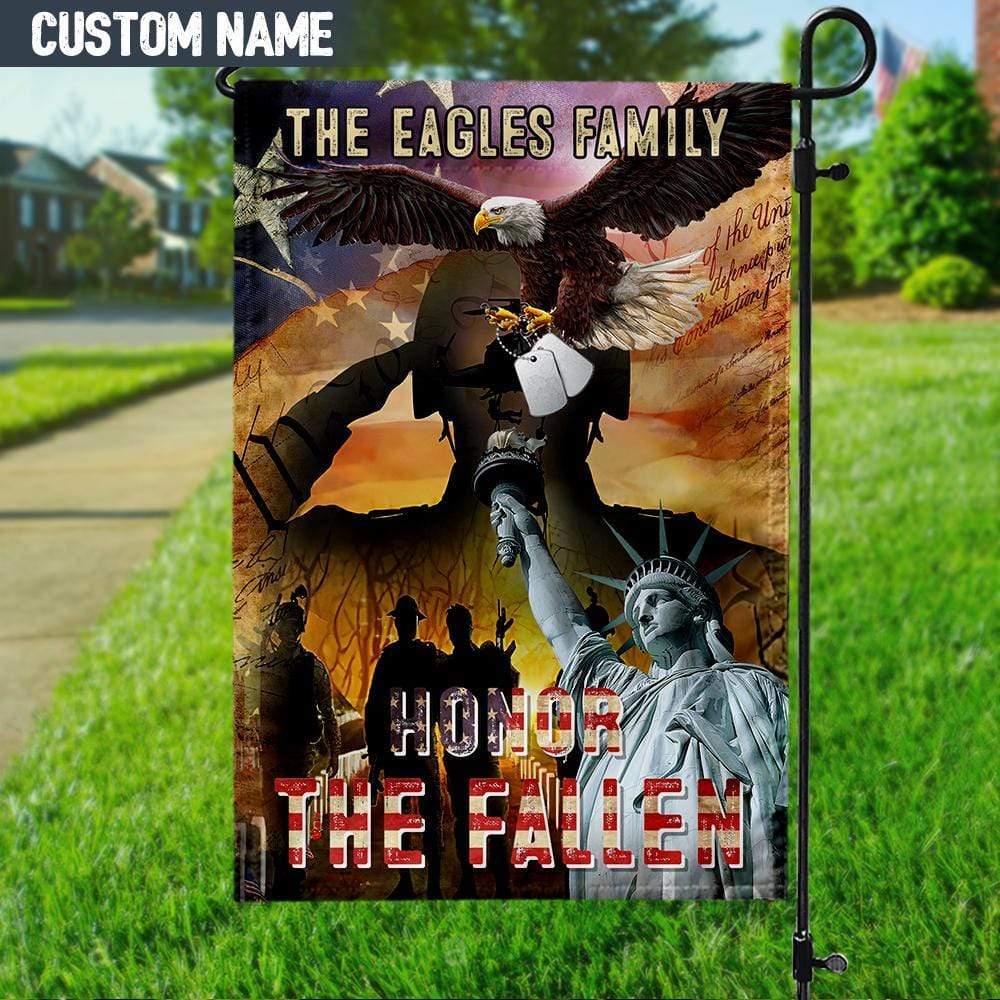 Honor The Fallen Veteran Garden Flag, HN590 - Image 2