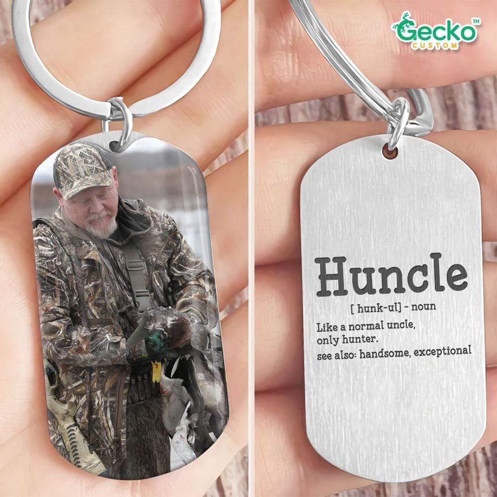 Like Normal Uncle Only Hunter Metal Keychain HN590