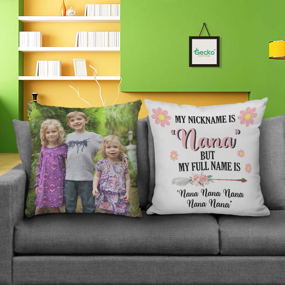 My Full Name Is Nana Nana Nana Grandma Family Throw Pillow 10 HN590 - Image 2